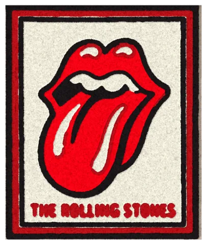Візуалізація килима «The Rolling Stones»