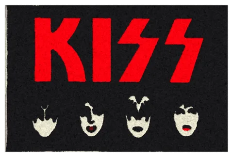 Візуалізація килима «KISS»