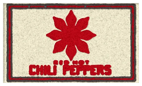 Візуалізація килима «Red Hot Chili Peppers»