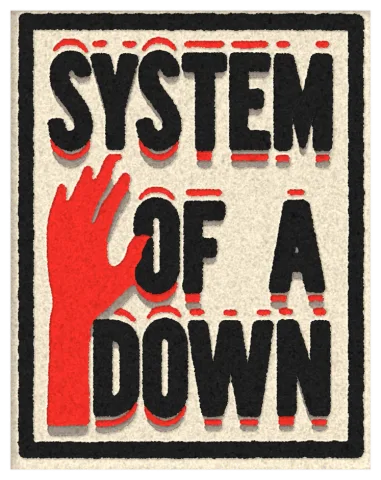 Візуалізація килима «System of a Down»