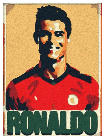 Візуалізація килима «Cristiano Ronaldo»