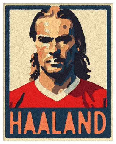 Візуалізація килима «Erling Haaland»