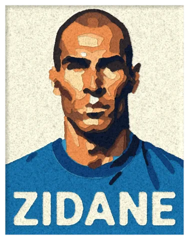Візуалізація килима «Zinedine Zidane»