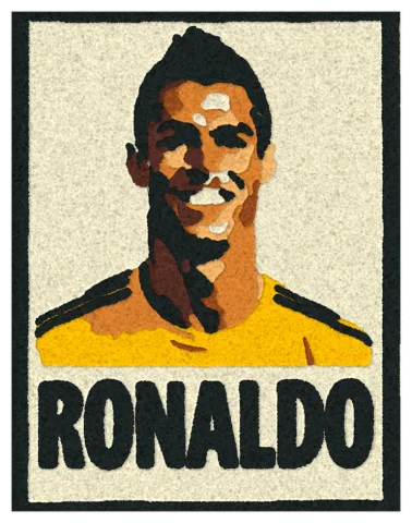 Візуалізація килима «Ronaldo Nazário»
