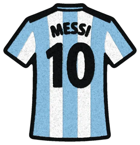 Візуалізація килима «Футболка MESSI 10»