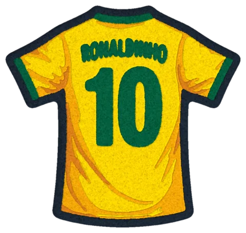 Візуалізація килима «Футболка RONALDINHO 10»