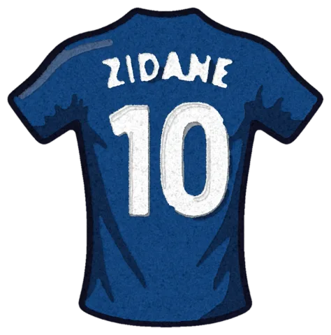 Візуалізація килима «Футболка ZIDANE 10»