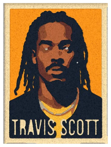 Візуалізація килима «Travis Scott»