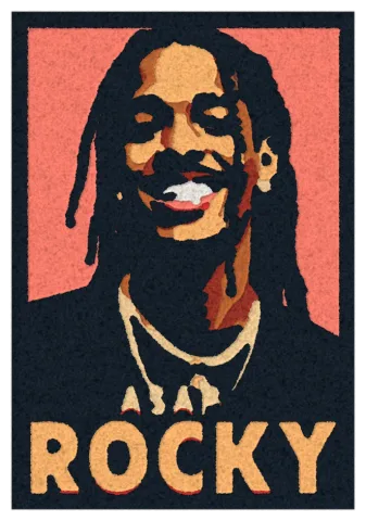 Візуалізація килима «A$AP Rocky»
