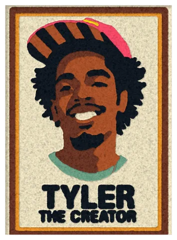 Візуалізація килима «Tyler, the Creator»