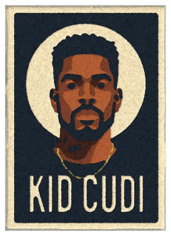 Візуалізація килима «Kid Cudi»