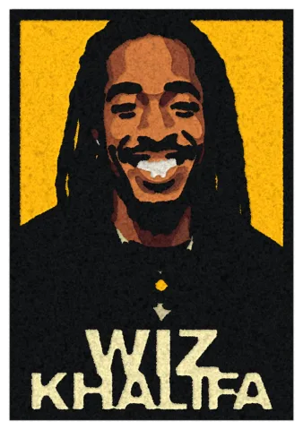 Візуалізація килима «Wiz Khalifa»