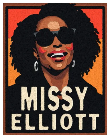 Візуалізація килима «Missy Elliott»
