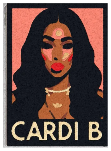 Візуалізація килима «Cardi B»