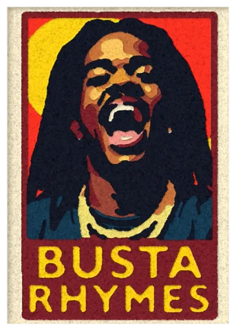 Візуалізація килима «Busta Rhymes»