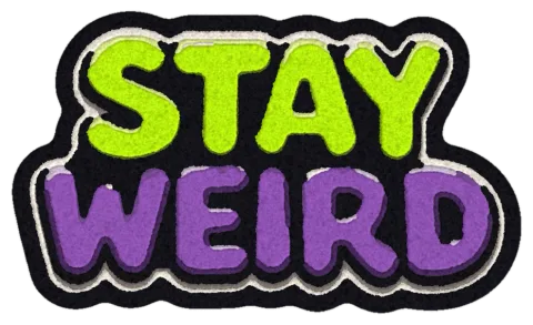 Візуалізація килима «STAY WEIRD»