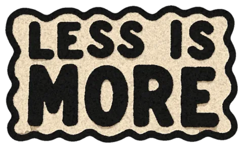 Візуалізація килима «LESS IS MORE»