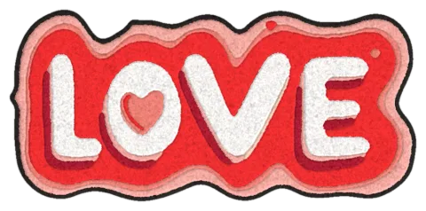 Візуалізація килима «MORE LOVE»